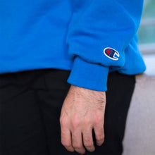 Load image into Gallery viewer, STILL BLUE - LCKY x CHAMPION FOSSIL Hoodie