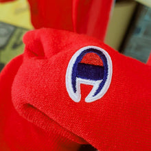 Load image into Gallery viewer, VICTORY RED - LCKY x CHAMPION FOSSIL Hoodie