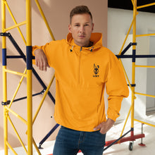 Load image into Gallery viewer, LCKY x Champion Packable Jacket on Model (Yellow)
