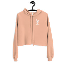 Load image into Gallery viewer, LCKY Women&#39;s Cropped Hoodie (Peach)
