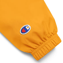 Load image into Gallery viewer, LCKY x Champion Packable Jacket Detail (Yellow)
