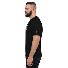 Load image into Gallery viewer, LCKY x Champion Premium Tee on Model (Black)
